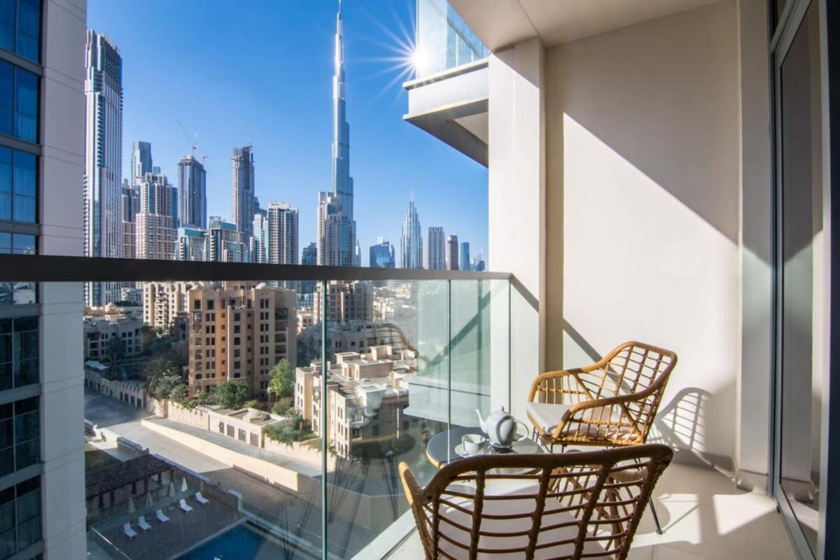 Apartmán Silkhaus Design 1Bdr With Burj Khalifa View In New Tower Dubaj Exteriér fotografie