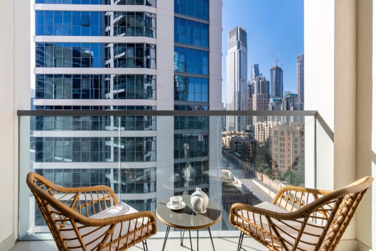 Apartmán Silkhaus Design 1Bdr With Burj Khalifa View In New Tower Dubaj Exteriér fotografie